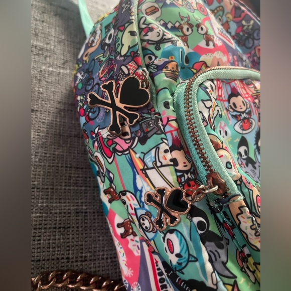 Tolidoki Mini Backpack with chains on straps - Picture 4 of 10